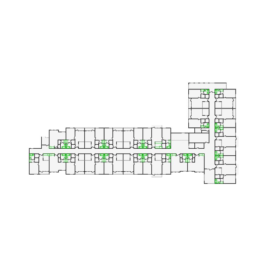 Large loss school district Xactimate interior sketch for projects up to 70000 sq ft