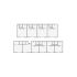 Detailed commercial interior sketch for Xactimate (3001-3500 SF). Accurate layouts for damage assessment, insurance claims, and restoration projects.