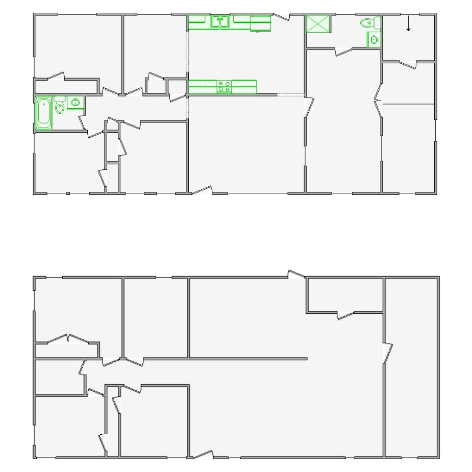 Correction interior sketches (1001-1500 SF) for Xactimate. Fixing layout errors, adjusting doors, windows, ceilings, and symbols for accurate assessments.