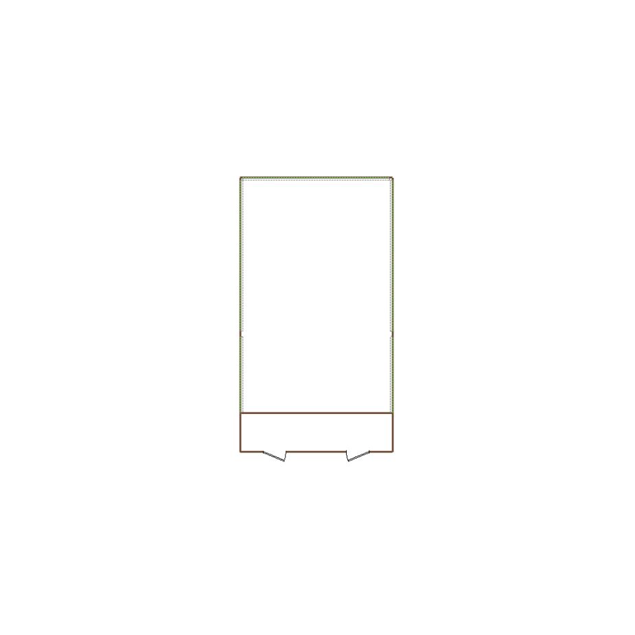 Simple exterior sketch of a residential structure (6-10 SQ), based on aerial imagery, used for estimating and documentation purposes in Xactimate.
