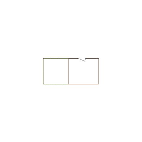 Simple exterior sketch of a residential structure (1-5 SQ), based on aerial imagery, used for estimating and documentation purposes in Xactimate.
