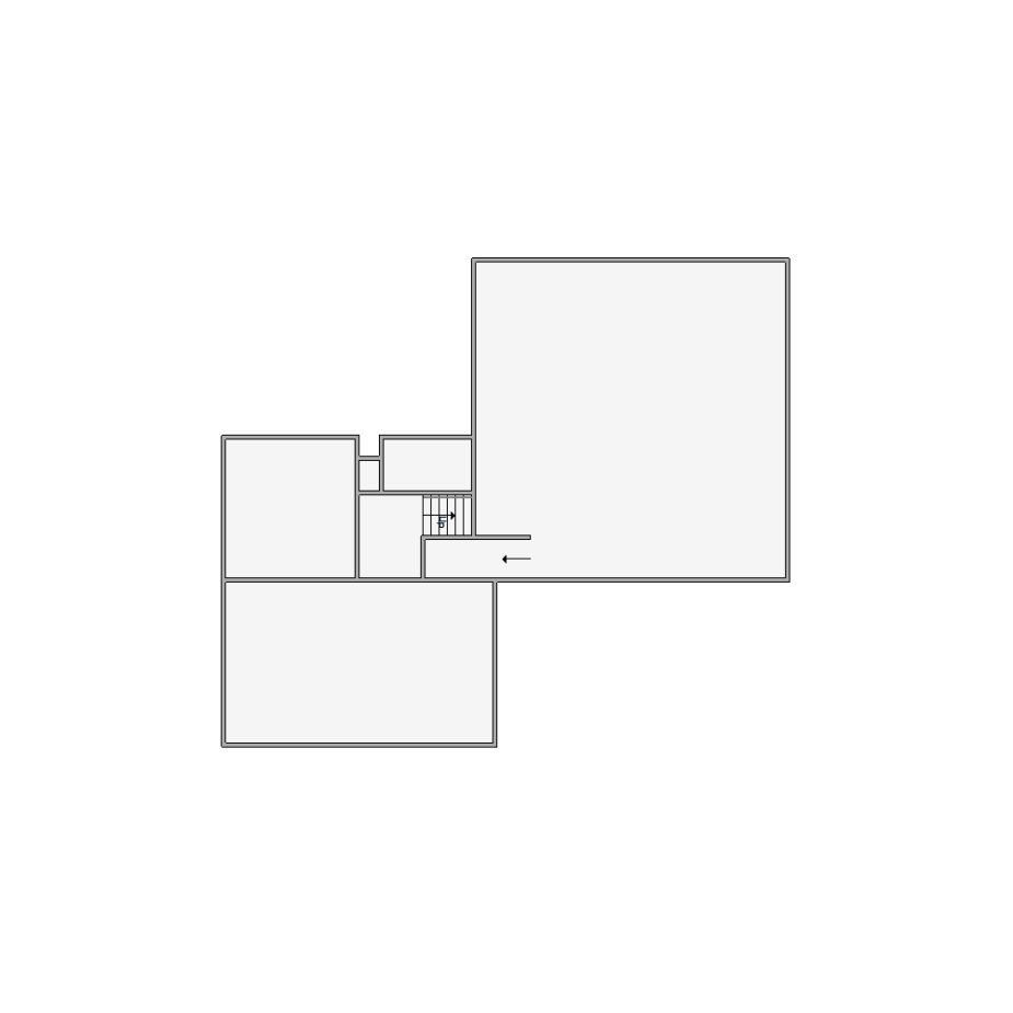Simple interior sketch for Xactimate (2001-2500 SF). Perfect for partial renovations, such as updating floors, walls, or ceilings, without full detailing.