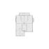Roof sketch of a residential structure with a roof area (11-20 SQ), ideal for damage assessment and restoration purposes in Xactimate.