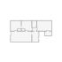 Simple interior sketch for Xactimate (501-1000 SF). Perfect for partial renovations, such as updating floors, walls, or ceilings, without full detailing.