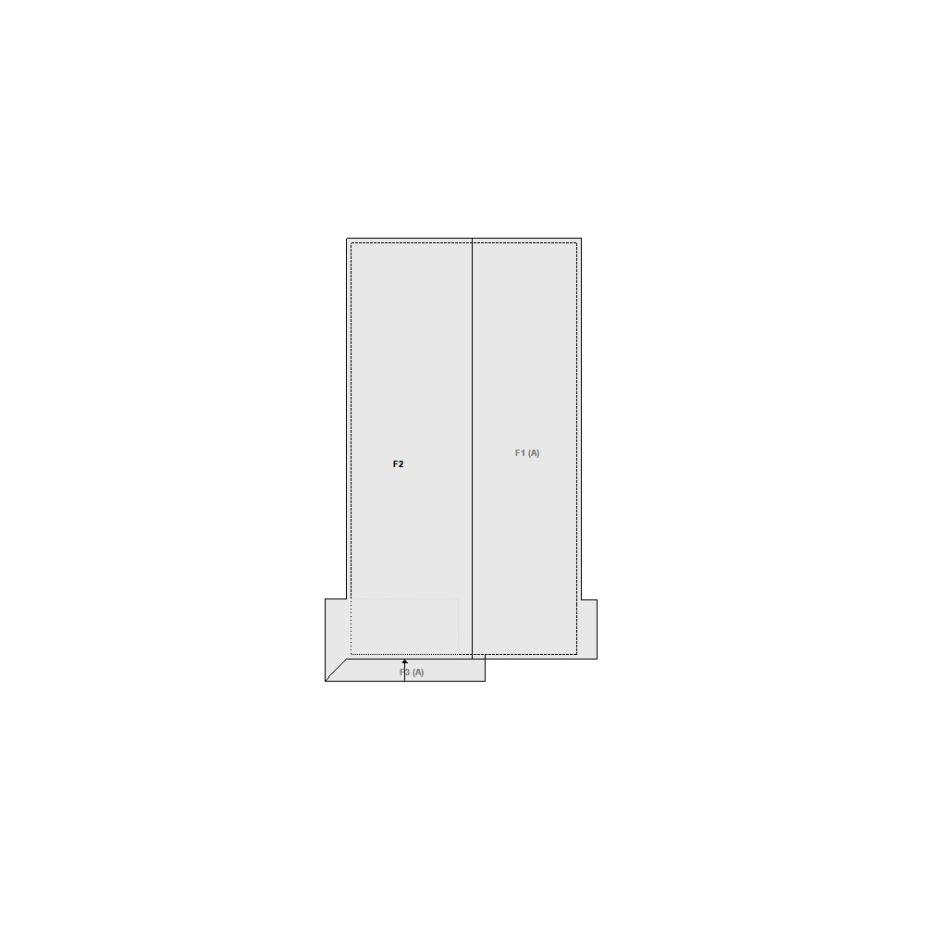Roof sketch of a residential structure with a roof area (11-20 SQ), ideal for damage assessment and restoration purposes in Xactimate.