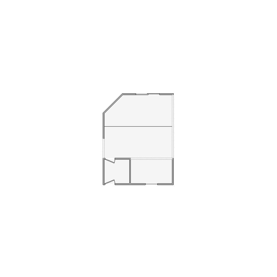 Simple interior sketch for Xactimate (251-500 SF). Perfect for partial renovations, such as updating floors, walls, or ceilings, without full detailing.