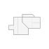 Simple interior sketch for Xactimate (501-1000 SF). Perfect for partial renovations, such as updating floors, walls, or ceilings, without full detailing.
