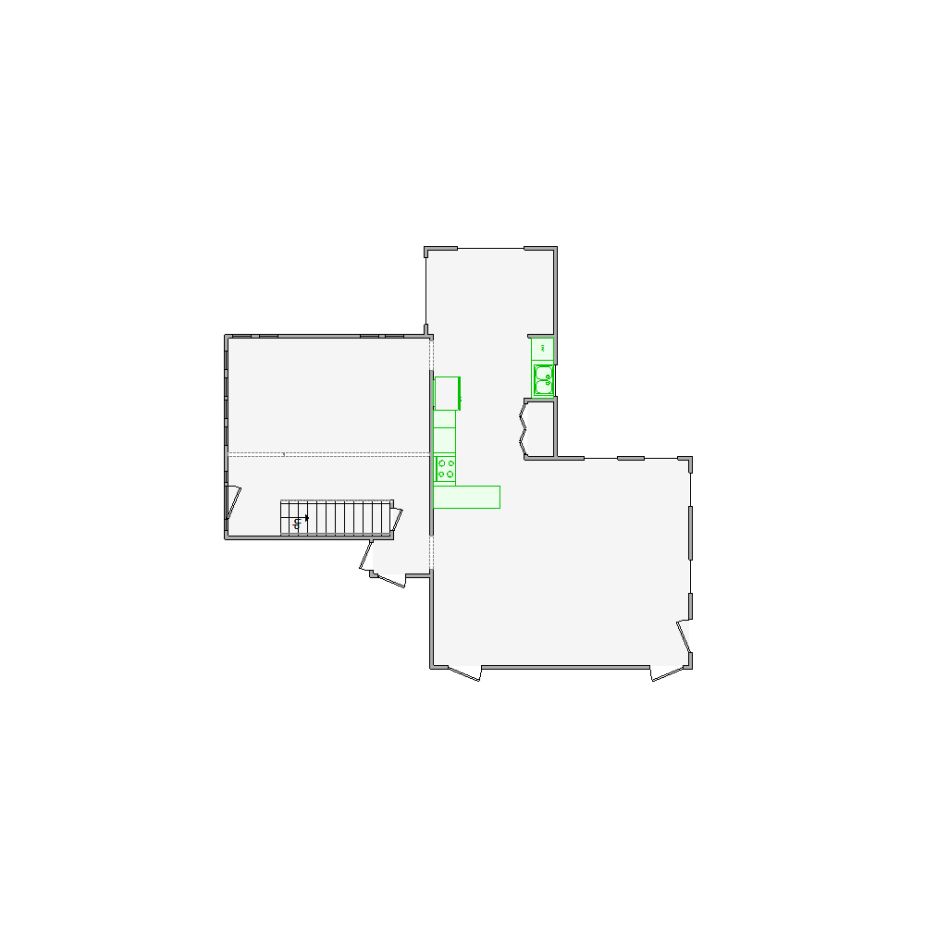 Detailed interior sketch for Xactimate (3501-4000 SF) for damage assessment and restoration. Includes doors, windows, ceilings, kitchen and bathroom symbols.