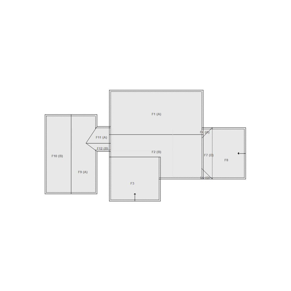 Roof sketch of a residential structure with a roof area (11-20 SQ), ideal for damage assessment and restoration purposes in Xactimate.