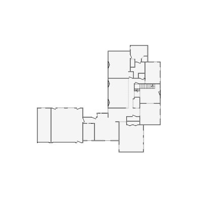 Simple interior sketch for Xactimate (4001-4500 SF). Perfect for partial renovations, such as updating floors, walls, or ceilings, without full detailing.