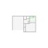 Simple interior sketch for Xactimate (501-1000 SF). Perfect for partial renovations, such as updating floors, walls, or ceilings, without full detailing.