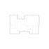 Simple exterior sketch based on interior layout (2001-2500 SF), either provided by the client or created by us, suitable for estimating in Xactimate.