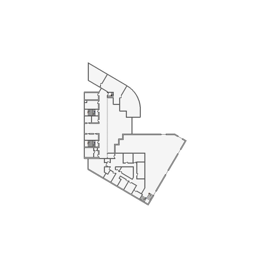 Detailed commercial interior sketch for Xactimate (78001-127000 SF). Accurate layouts for damage assessment, insurance claims, and restoration projects.