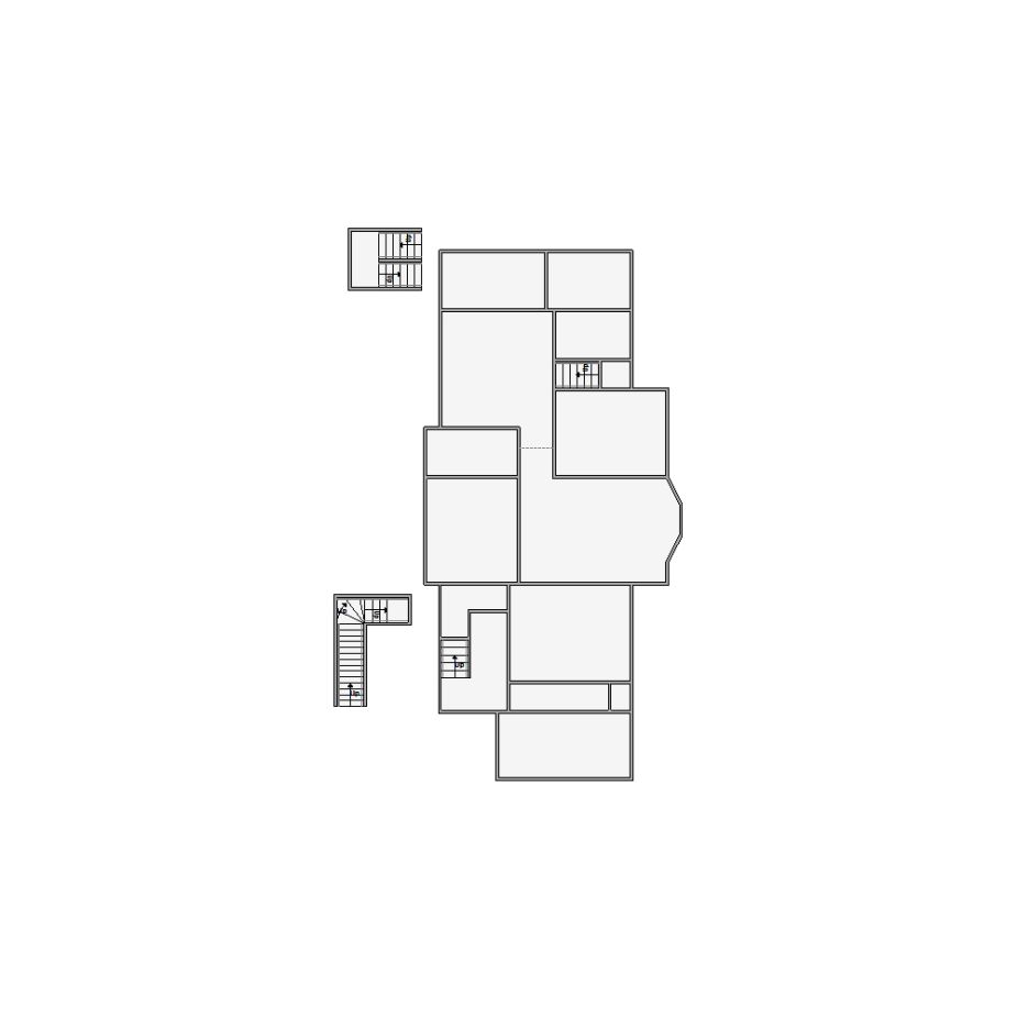 Simple interior sketch for Xactimate (2501-3000 SF). Perfect for partial renovations, such as updating floors, walls, or ceilings, without full detailing.