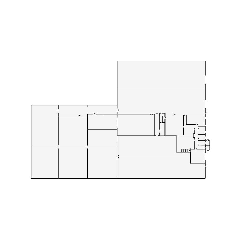 Detailed commercial interior sketch for Xactimate (36001-45000 SF). Accurate layouts for damage assessment, insurance claims, and restoration projects.