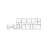Detailed commercial interior sketch for Xactimate (3001-3500 SF). Accurate layouts for damage assessment, insurance claims, and restoration projects.