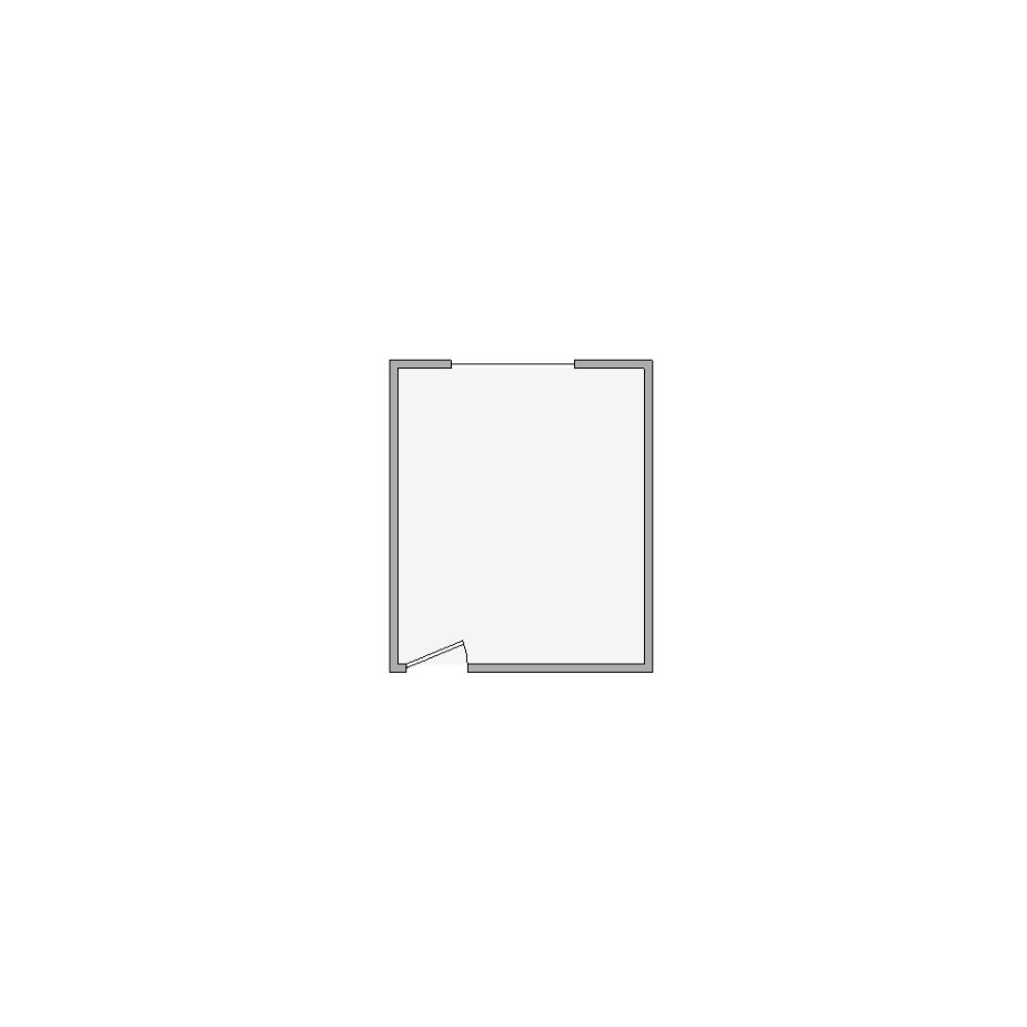 Simple interior sketch for Xactimate (251-500 SF). Perfect for partial renovations, such as updating floors, walls, or ceilings, without full detailing.