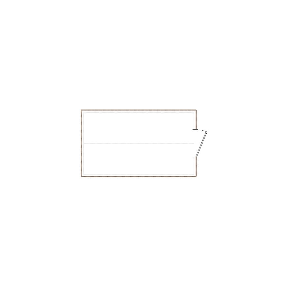 Detailed exterior sketch (1-250 SF) based on interior layout provided by the client or created by us. Suitable for siding, paint, and wall estimates.