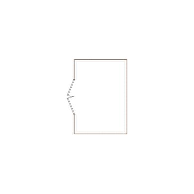Simple exterior sketch based on interior layout (1-250 SF), either provided by the client or created by us, suitable for estimating in Xactimate.