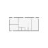 Detailed commercial interior sketch for Xactimate (501-1000 SF). Accurate layouts for damage assessment, insurance claims, and restoration projects.