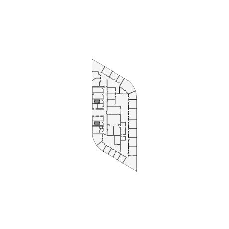 Detailed commercial interior sketch for Xactimate (78001-127000 SF). Accurate layouts for damage assessment, insurance claims, and restoration projects.