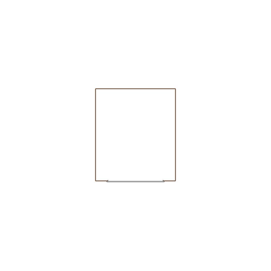 Simple exterior sketch of a residential structure (1-5 SQ), based on aerial imagery, used for estimating and documentation purposes in Xactimate.