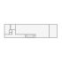 Simple interior sketch for Xactimate (2001-2500 SF). Perfect for partial renovations, such as updating floors, walls, or ceilings, without full detailing.