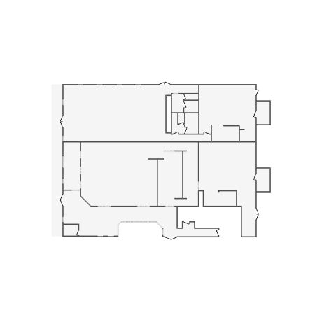 Detailed commercial interior sketch for Xactimate (7001-7500 SF). Accurate layouts for damage assessment, insurance claims, and restoration projects.
