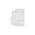 Roof sketch of a residential structure with a roof area (31-40 SQ), ideal for damage assessment and restoration purposes in Xactimate.