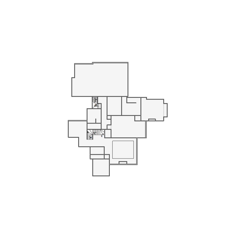 Simple interior sketch for Xactimate (4501-5000 SF). Perfect for partial renovations, such as updating floors, walls, or ceilings, without full detailing.