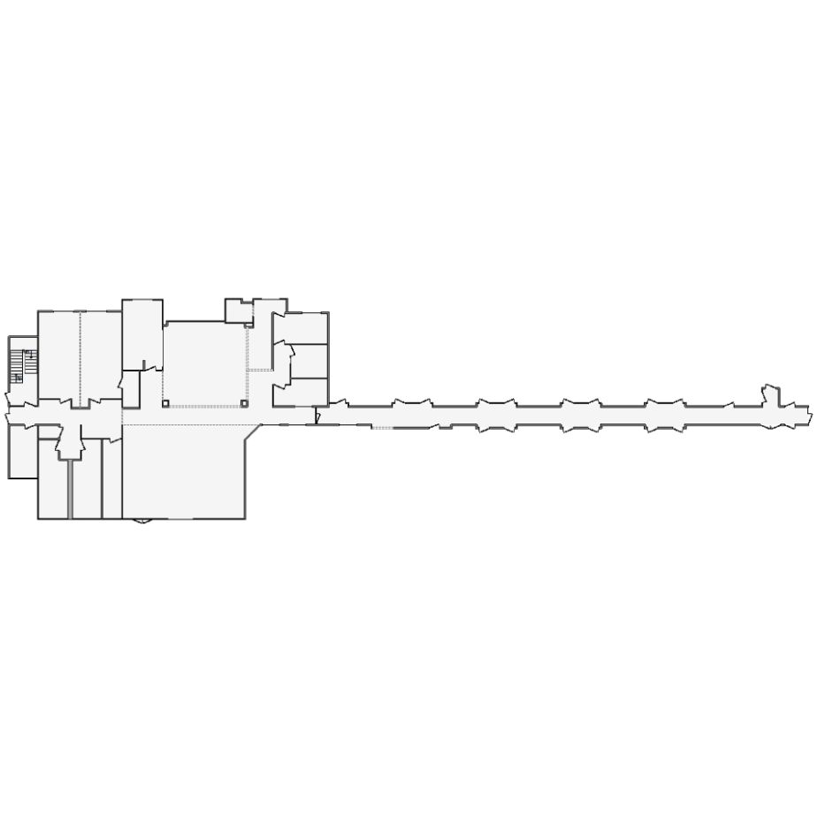 Detailed commercial interior sketch for Xactimate (18001-20000 SF). Accurate layouts for damage assessment, insurance claims, and restoration projects.