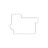 Simple exterior sketch of a residential structure (11-20 SQ), based on aerial imagery, used for estimating and documentation purposes in Xactimate.