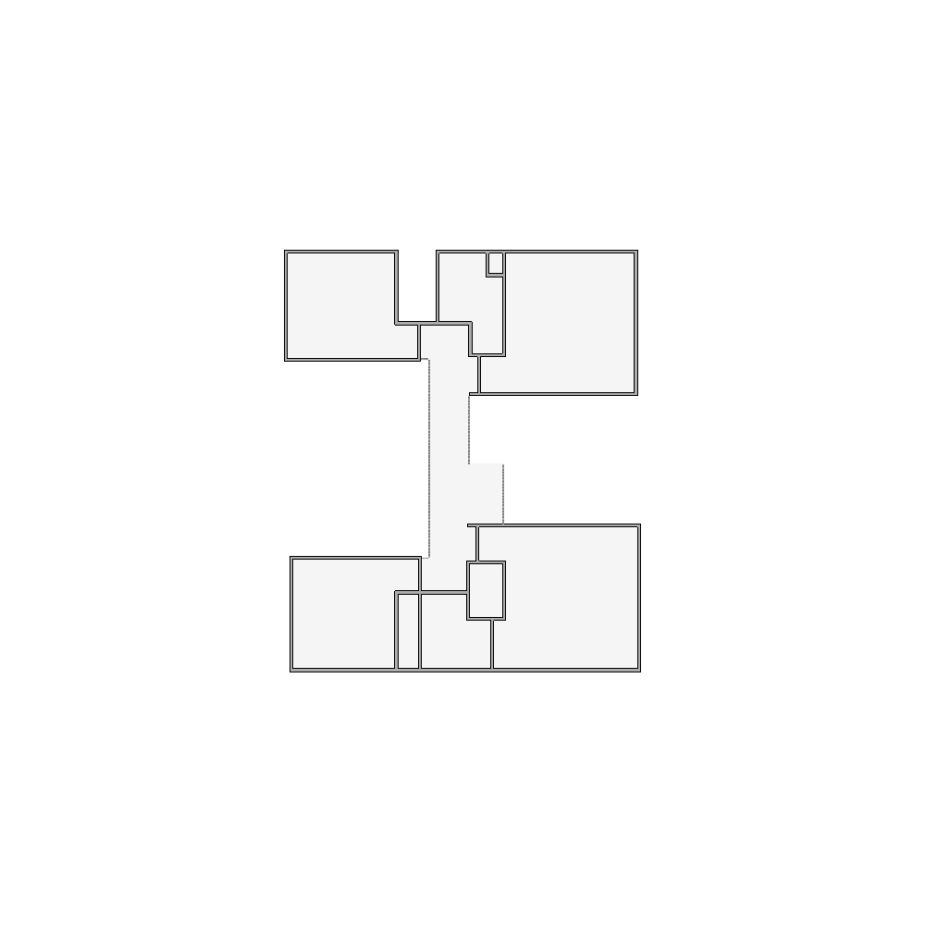 Simple interior sketch for Xactimate (4001-4500 SF). Perfect for partial renovations, such as updating floors, walls, or ceilings, without full detailing.