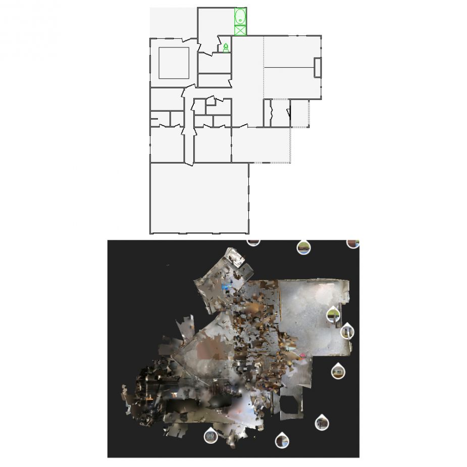 Expertly crafted interior sketches from distorted Matterport scans (2001-4000 SF) for Xactimate. Ensuring precise layouts for claims and repairs.