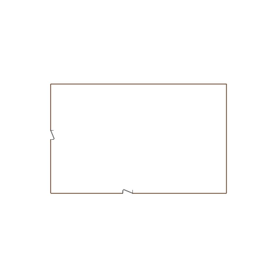 Simple exterior sketch of a residential structure (21-30 SQ), based on aerial imagery, used for estimating and documentation purposes in Xactimate.