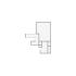 Simple interior sketch for Xactimate (1001-1500 SF). Perfect for partial renovations, such as updating floors, walls, or ceilings, without full detailing.