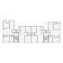 Detailed commercial interior sketch for Xactimate (9501-10000 SF). Accurate layouts for damage assessment, insurance claims, and restoration projects.