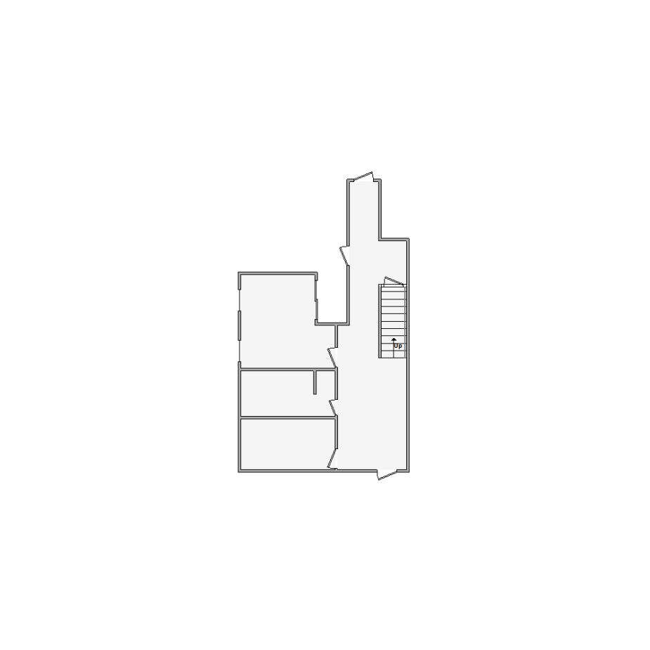 Simple interior sketch for Xactimate (501-1000 SF). Perfect for partial renovations, such as updating floors, walls, or ceilings, without full detailing.