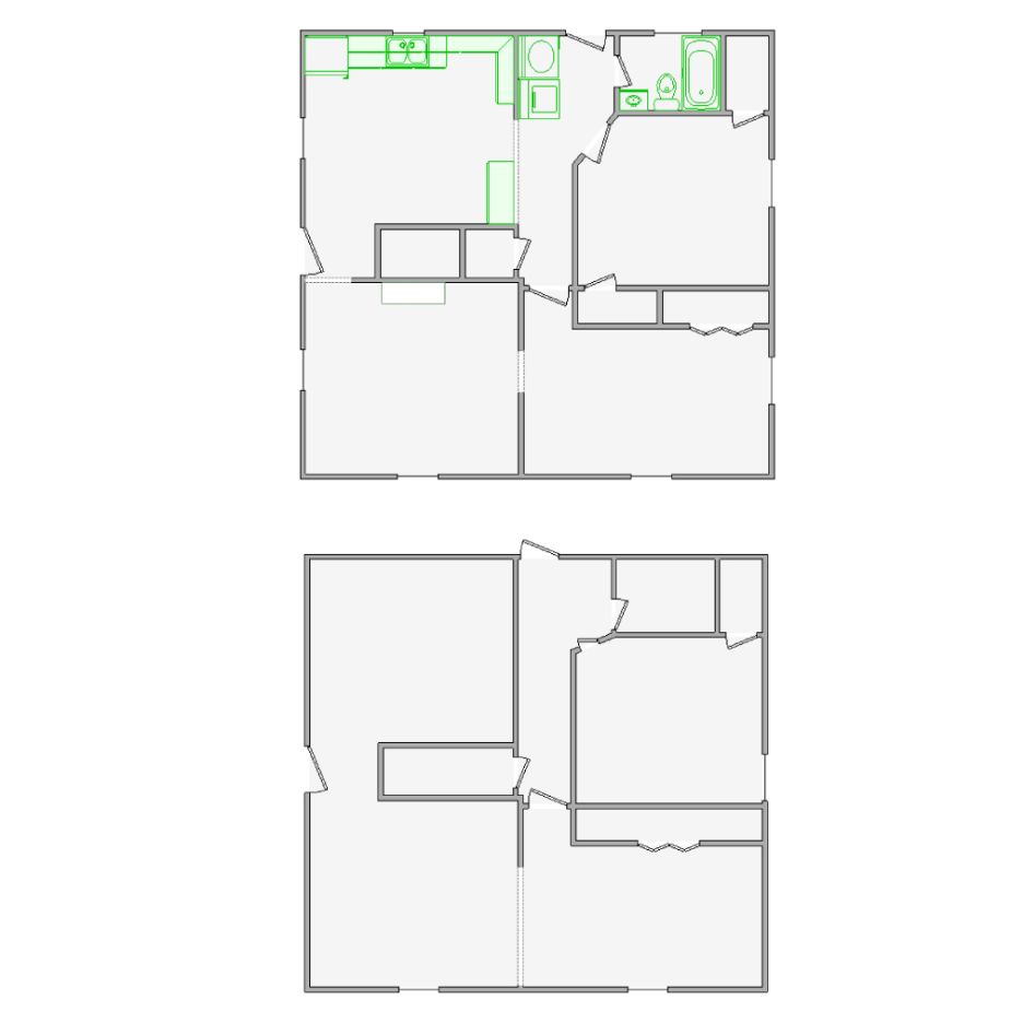 Correction interior sketches (501-1000 SF) for Xactimate. Fixing layout errors, adjusting doors, windows, ceilings, and symbols for accurate assessments.
