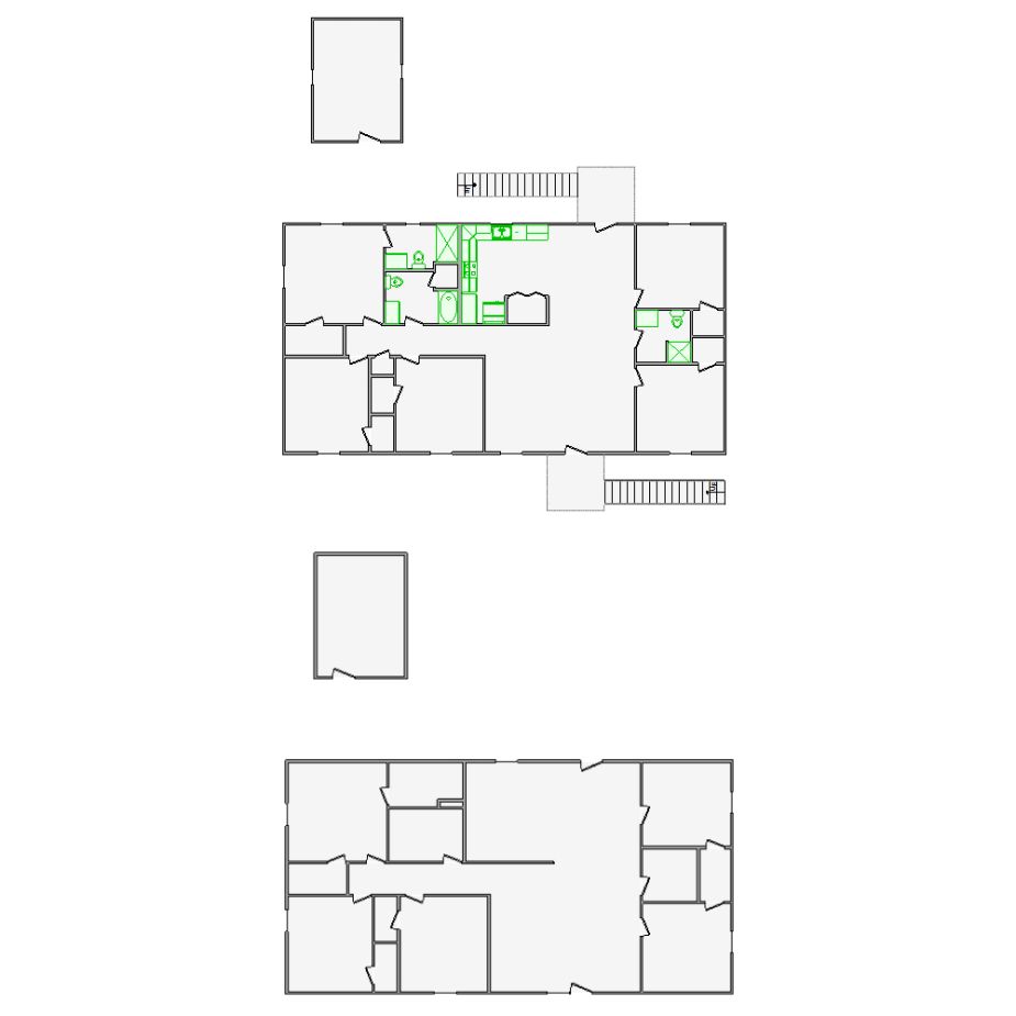 Correction interior sketches (3001-4000 SF) for Xactimate. Fixing layout errors, adjusting doors, windows, ceilings, and symbols for accurate assessments.