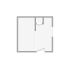 Simple interior sketch for Xactimate (101-250 SF). Perfect for partial renovations, such as updating floors, walls, or ceilings, without full detailing.