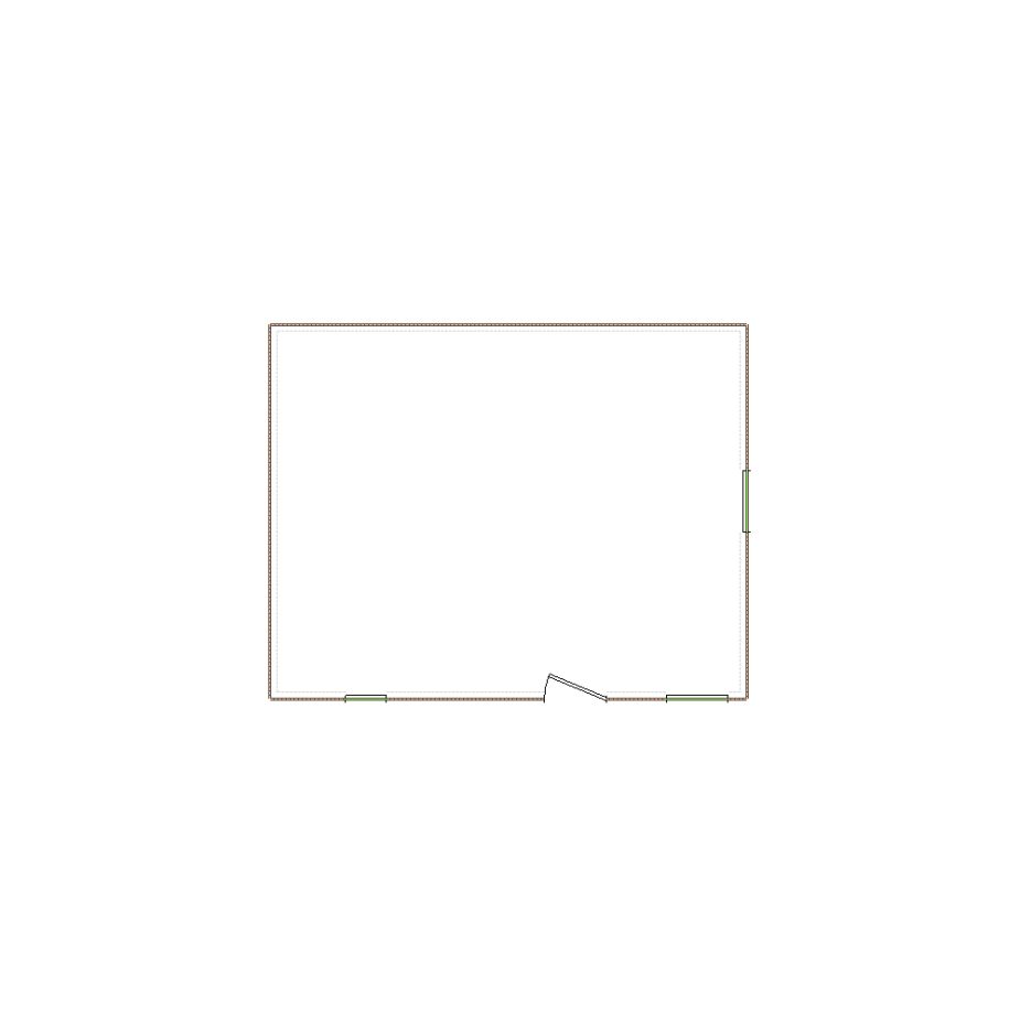 Detailed exterior sketch (2001-2500 SF) based on interior layout provided by the client or created by us. Suitable for siding, paint, and wall estimates.