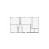 Simple interior sketch for Xactimate (1001-1500 SF). Perfect for partial renovations, such as updating floors, walls, or ceilings, without full detailing.