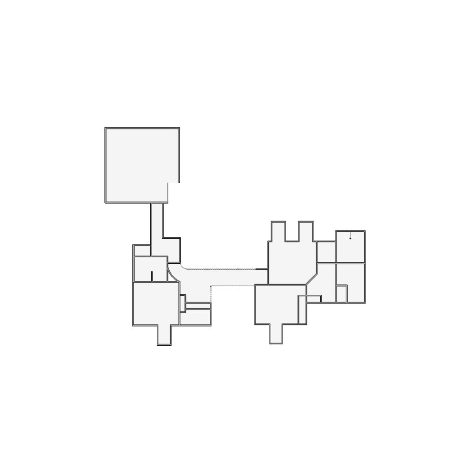 Simple interior sketch for Xactimate (4001-4500 SF). Perfect for partial renovations, such as updating floors, walls, or ceilings, without full detailing.