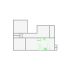 Simple interior sketch for Xactimate (501-1000 SF). Perfect for partial renovations, such as updating floors, walls, or ceilings, without full detailing.