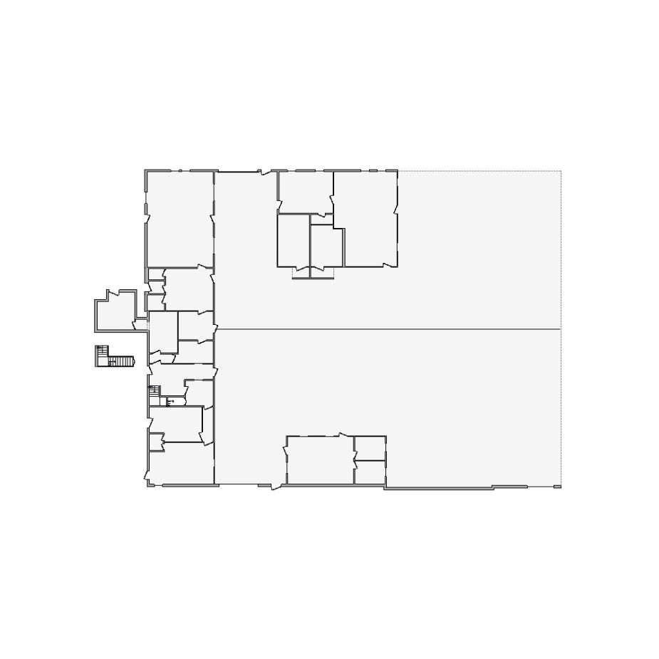 Detailed commercial interior sketch for Xactimate (14001-18000 SF). Accurate layouts for damage assessment, insurance claims, and restoration projects.