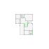 Detailed interior sketch for Xactimate (2001-2500 SF) for damage assessment and restoration. Includes doors, windows, ceilings, kitchen and bathroom symbols.