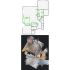 Distorted Matterport scan showing inaccurate roof measurements compared to XMATE Sketch Lab Xactimate Sketch Service.
