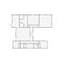 Simple interior sketch for Xactimate (2001-2500 SF). Perfect for partial renovations, such as updating floors, walls, or ceilings, without full detailing.