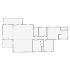 Simple interior sketch for Xactimate (2001-2500 SF). Perfect for partial renovations, such as updating floors, walls, or ceilings, without full detailing.